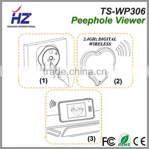 The Latest 3.5''TFT-LCD Infrared Luxury Touch Screen Digital Wireless Intercom Peephole Door Camera thumbnail-6