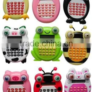 Rolling Eye Cartoon Animal Calcuator With Strape thumbnail-3