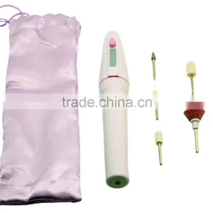 Pro Pen Electric Nail Art Tips Drill Gel File Manicure Set Machine 5 Bits New thumbnail-2