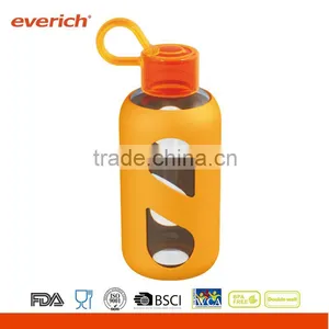 Everich 500ml Tritan Bottle With Handle Lid and Silicone Sleeve thumbnail-4