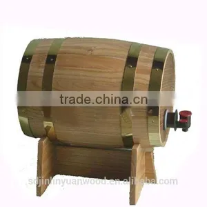 Factory Direct Sale Printing Logo Wooden Wine Barrel,welcome to Order thumbnail-5