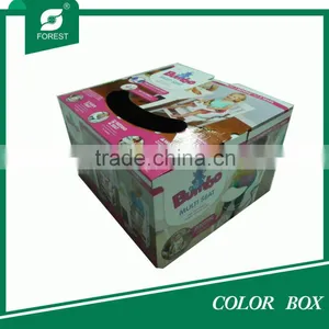 HIGH QUANTITY CUSTOMIZED CHILDREN SEAT PAPER COLOR BOX thumbnail-1