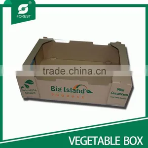 WAX-COATED LARGE SIZE BROWN CORRUGATED CARTONS FOR MOVING FRESH FRUITS AND VEGETABLES thumbnail-1