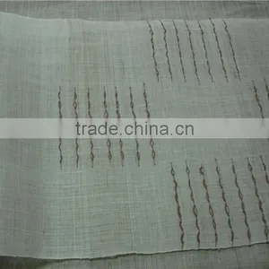 100% Ramie Yarn Eco-friendly Woven Fabric thumbnail-1