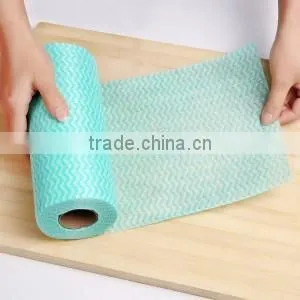 50sheets/roll Household Scouring Pad Kitchen Nonwoven Dish Cloths Cleaning Tools thumbnail-5