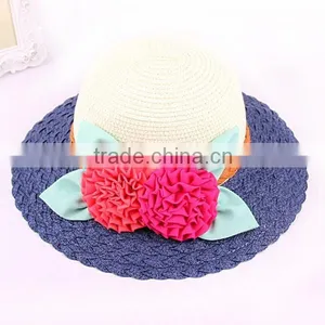 100% Madagascar Raffia Strawhats,handmade Knitted Hats Straw Hat for Women JH thumbnail-3