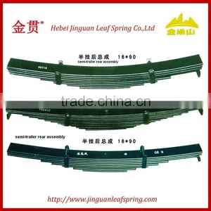 Semi Trailer Parabolic and Conventional Auto Parts Leaf Spring Assembly Suspension High Quality thumbnail-1
