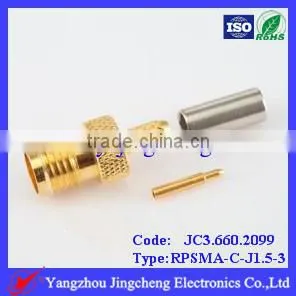 RPSMA Female Body With Male Pin Crimp Straight for RG316 Cable thumbnail-1