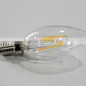 Full Glass 400lm 4W E14 Led Filament Candle Bulb thumbnail-2