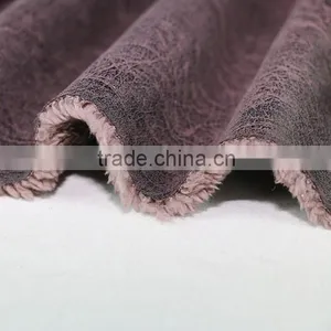 Wholesale Hot Stamping Embossed Suede Fabric Polyester Fur Fabric Fur Fabric thumbnail-2