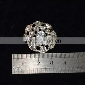 Modern Promotional Alloy Rhinestone Hand Wedding Brooch thumbnail-2