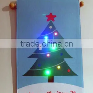 LED Musical Christmas Tree Mat Light up Tapestry thumbnail-5