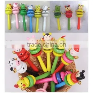 Hot Selling Wooden Baby Rattle Toy,musical Baby Bell Toy,musical Toy thumbnail-1