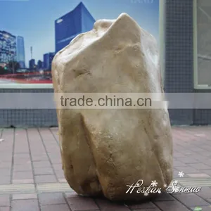 Special Shape China Manufacture Artificial Firberglass Stone for Garden Decoration thumbnail-3