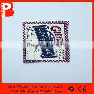 Wholesale Fashion Durable Printed Labels for Clothing thumbnail-1