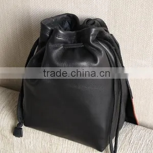 2016 New Design Cameca Bag Portable Leather Bag Draw String Camera Bag thumbnail-2