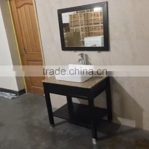 Hot Sale Hotel Solid Wood Bathroom Vanity thumbnail-1