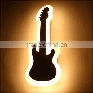Cool White 10W LED Wall Lamps Guitar Shaped LED Wall Mount Reading Lamp thumbnail-3