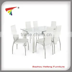 Modern Design Glass Dining Set thumbnail-1