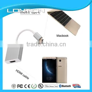 USB 3.1 Type C Male To HDMI Adapter Cable thumbnail-3