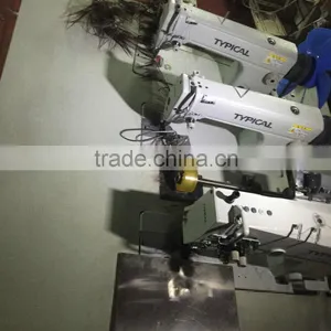 Glod Wheel Juki Three Head Hair Weaving Sewing Machine/hair Making Wig Machine thumbnail-1