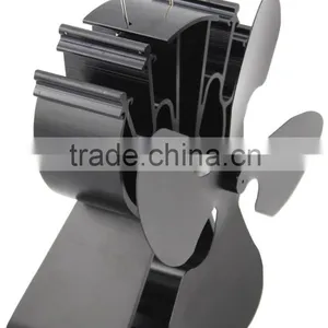 Heat Powered Stove Fan, Log BurnerFire Fan in Black thumbnail-5
