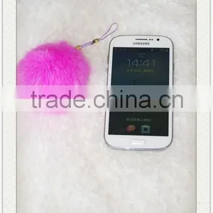 New Design Rabbit Fur Key Chain so Fashion thumbnail-4
