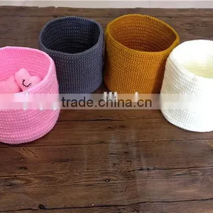 Handle Crochet Basket , Hand Crochet Basker thumbnail-1