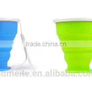 Silicone Rubber Folder Cup /drinking Silicone Folding Cup thumbnail-3