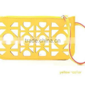 Hollowed-out PU Cosmetic Bag thumbnail-1