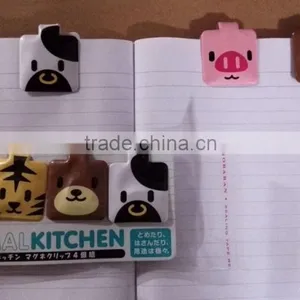 PVC Animal Printing Fridge Magnet Clip , Magnetic Hook , thumbnail-3