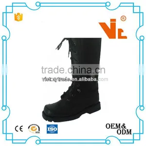 Hot Sale New Production Genuine Leather V-ARMY-019 Fashion Man Military Boots thumbnail-1