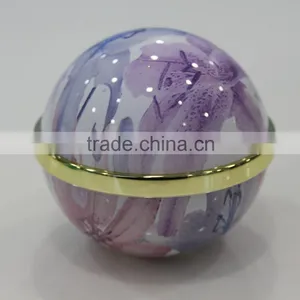 Hot Sell Ball Shaped Acrylic Cosmetic Jar for Cream thumbnail-1