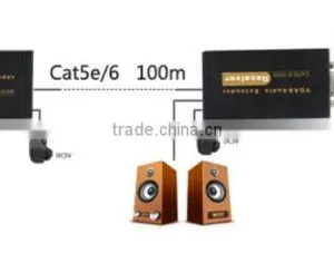 100m UTP Vga Extender, Vga Extension up to 100m CAT6 VGA Extender Quality Choice thumbnail-5