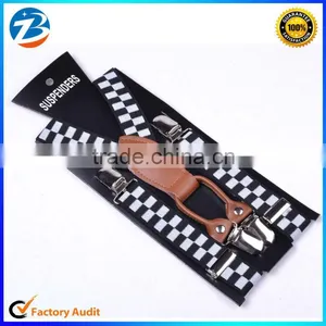 High Quality Genunine Leather Fittings Kids Suspender Clips thumbnail-1