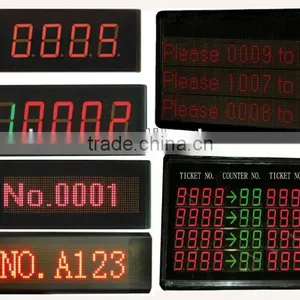Queue LED Display Wireless Queue Management System Electronic Number Display System thumbnail-1