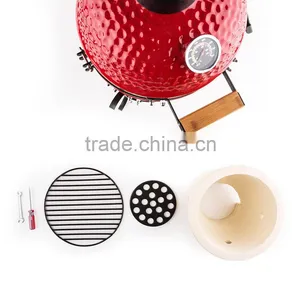 Ceramics Charcoal Grilling Outdoor Kamado BBQ Smoker thumbnail-6