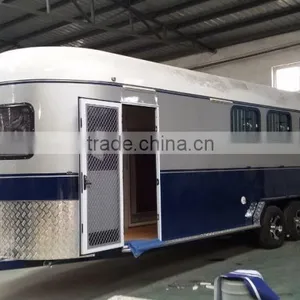 2 Horse Trailer Angle Float Camper Trailer thumbnail-2