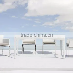 High Quality Patio Wicker Rattan Dining Set Furniture (alu Frame, Waterproof Cushion, UV Protection, SGS Certificate) thumbnail-1