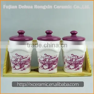 Professional Manufacturer Wholesale 5 Pcs Tablewares Condiment Set W/salt-pepper-red Pepper thumbnail-1