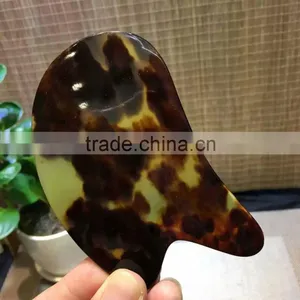 Natural Wild Hawksbill Guasha Plate Scrapping Massage Jade thumbnail-3