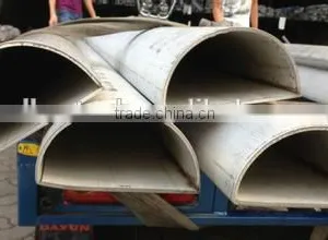 China Cheap Astm 304 314 316 Half Round Stainless Steel Pipe Quality Choice thumbnail-1