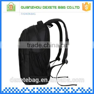 High Capacity Black Trendy Ergonomic Polyester Backpack for Men thumbnail-3