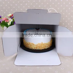 Wedding Paper Cake Box Design With Handle thumbnail-4