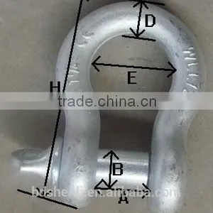 China Manufacturer Anchor Chain Kenter Shackle thumbnail-4