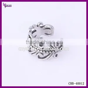Rhodium Plated Non-Piercing Jewelry Ear Cuff Wrap Earring thumbnail-3