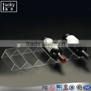Factory Custom One Wine Display Stand Witn 6 Wine Display Holder/rack for Bar Set thumbnail-1