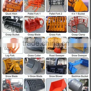 Made in China Earthmoving Mini Wheel Loader With Various Attachments thumbnail-6