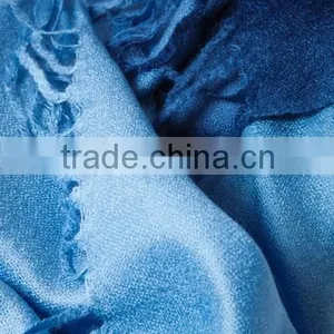 Blue Acrylic Gradient Rainbow Pashmina Scarf thumbnail-3