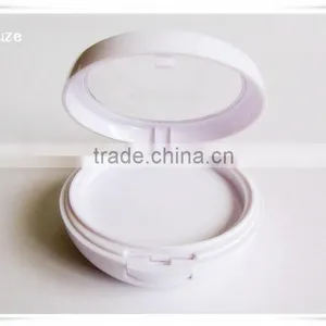 Empty Cosmetic Compact Powder Case With Compact Mirror thumbnail-1